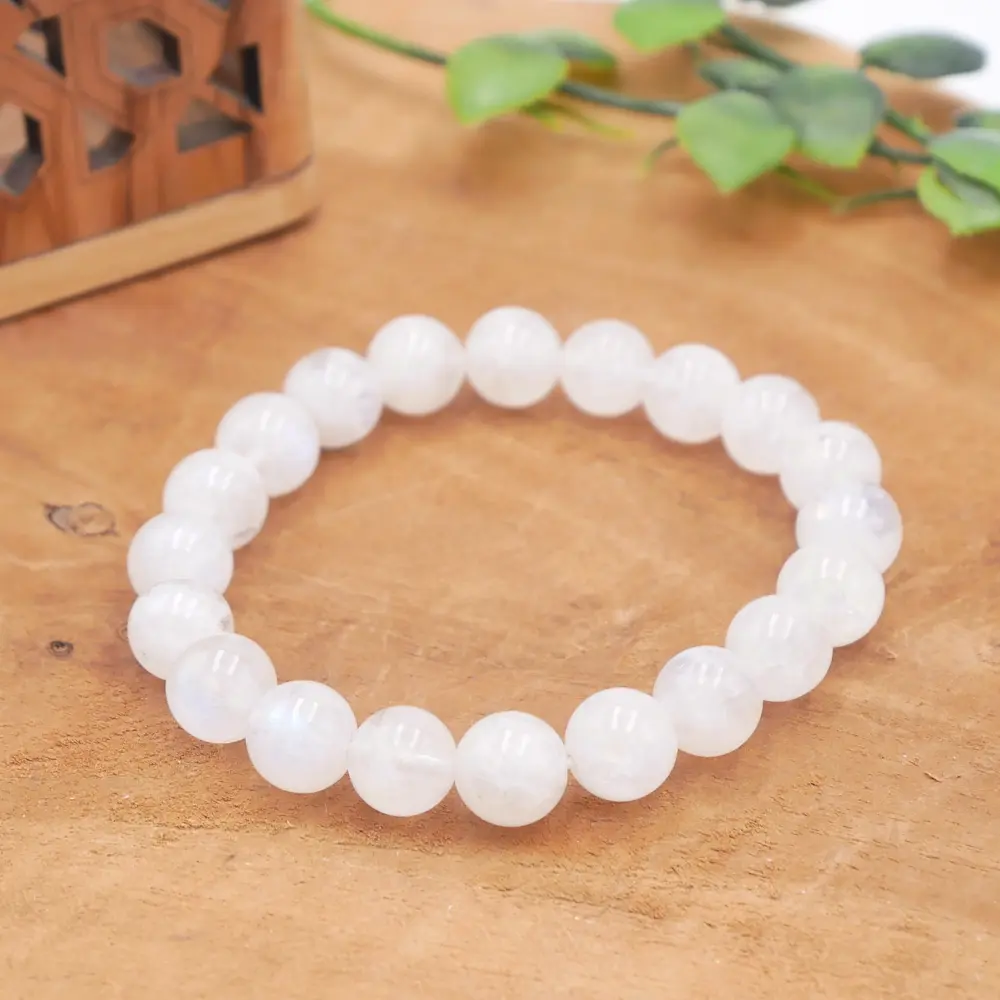Photo Bracelet Péristérite en pierre naturelle, bijou fait main