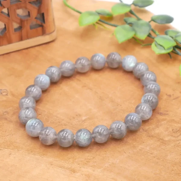 Photo Bracelet Labradorite en pierre naturelle, bijou fait main