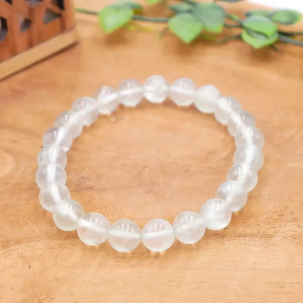 Photo Bracelet Préhnite en pierre naturelle, bijou fait main