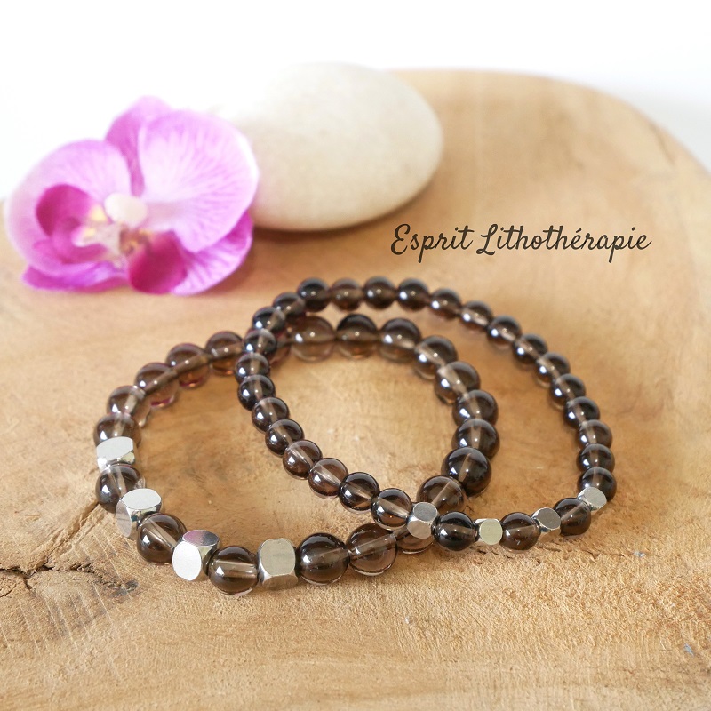 Bracelets Quartz fumé