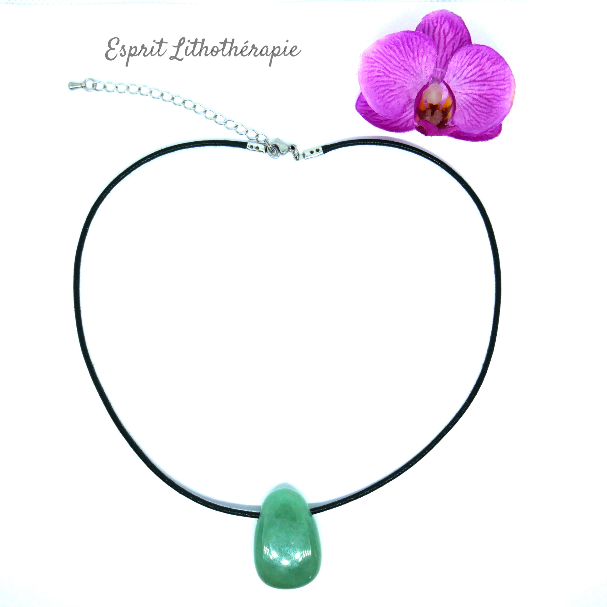 Pendentif Aventurine verte