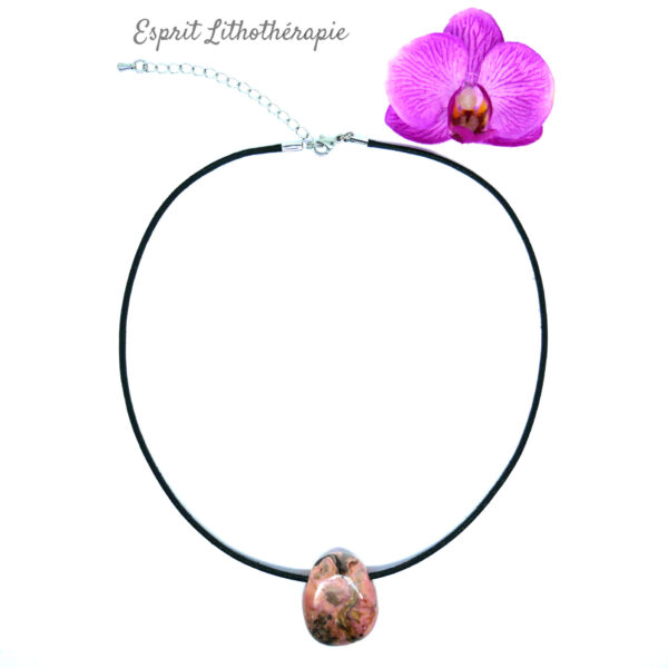 Pendentif Rhodonite