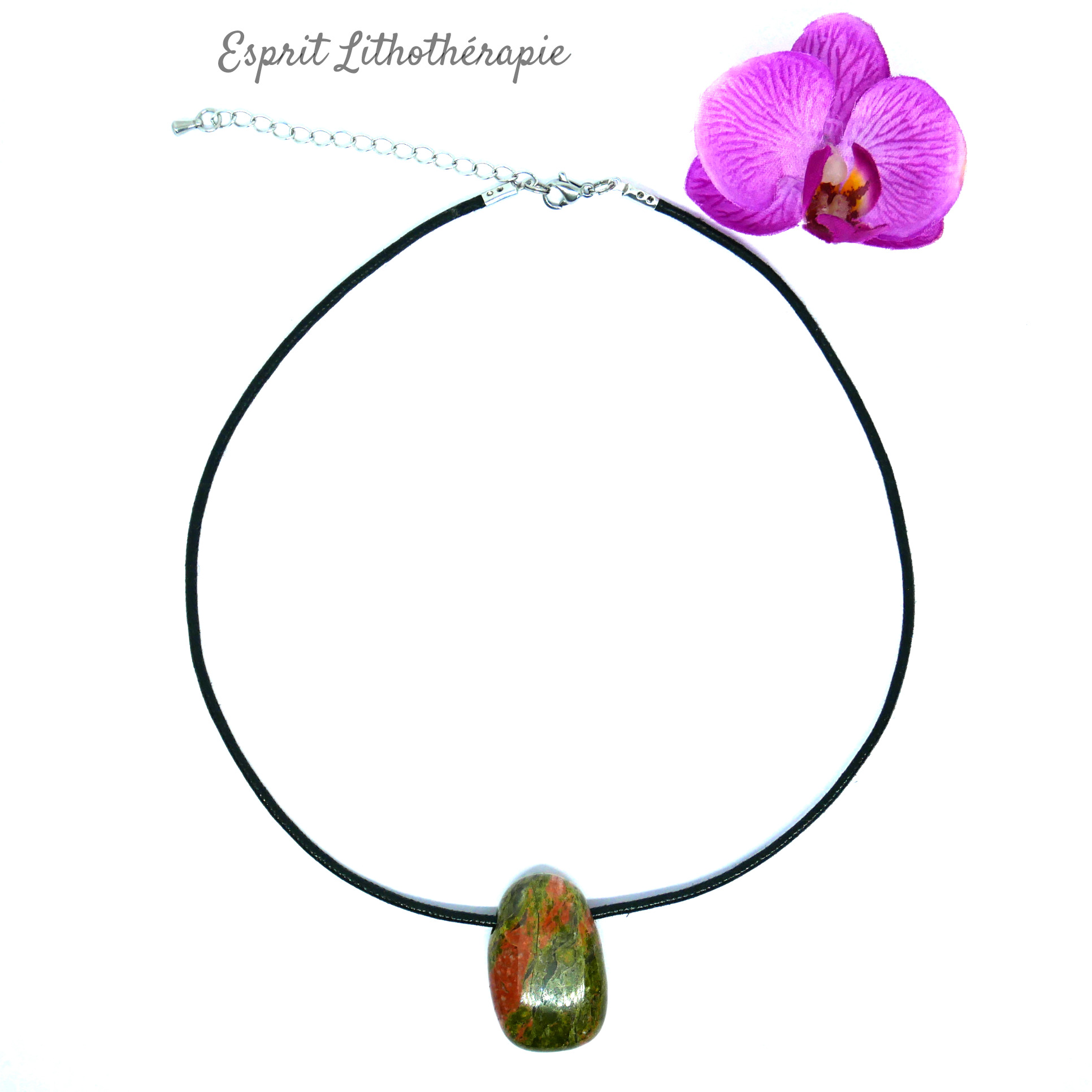 Pendentif Unakite