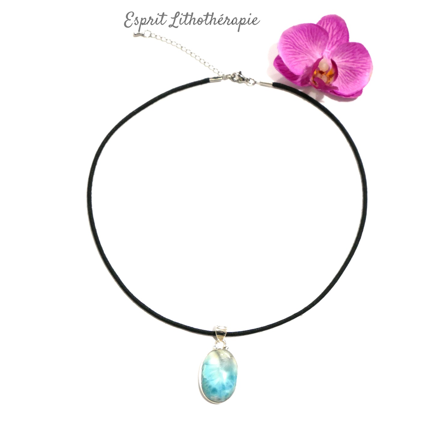 Pendentif Argent - Larimar – Image 4