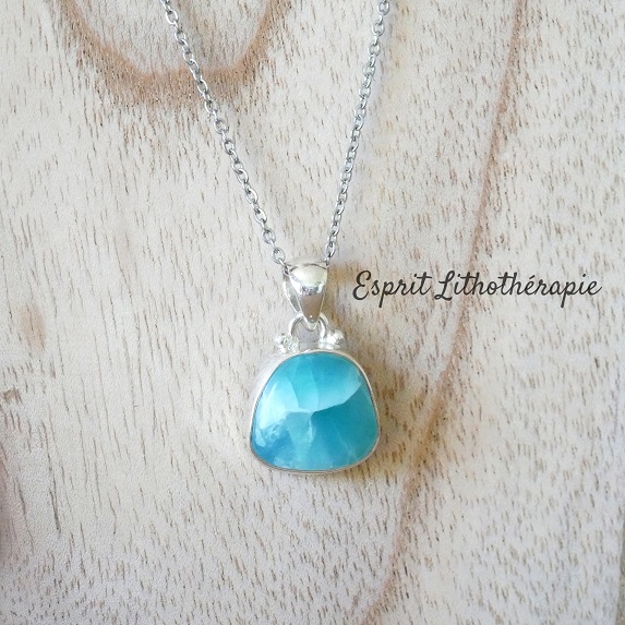 Pendentif Argent - Larimar – Image 3