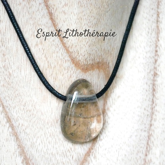 Photo Pendentif - Quartz fumé en pierre naturelle