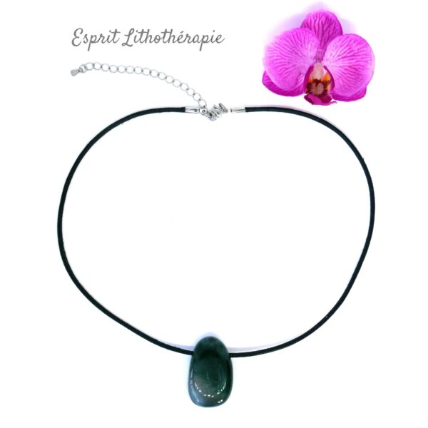 Pendentif Agate mousse