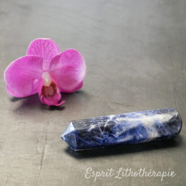 Photo contractuelle Pointe de massage - Sodalite Pointe de massage - Sodalite en pierre naturelle