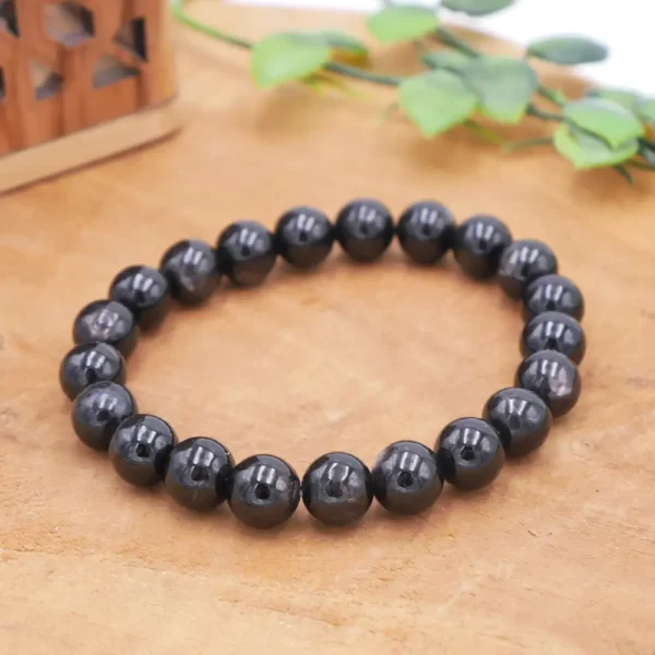 Photo Bracelet Hypersthène en pierre naturelle, bijou fait main