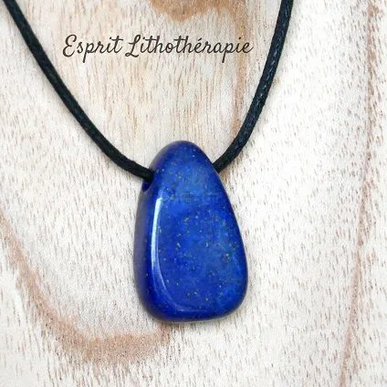 Photo Pendentif Lapis Lazuli en pierre naturelle