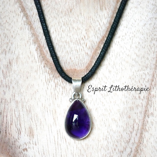 Pendentif Argent - Améthyste – Image 3