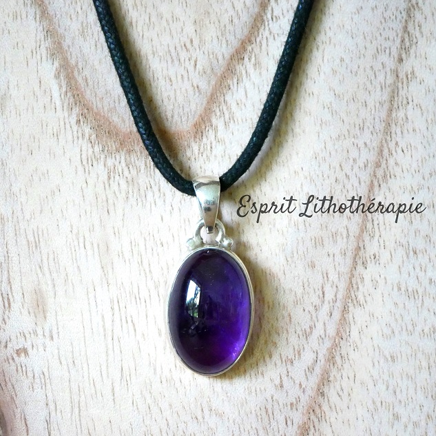 Pendentif Argent - Améthyste – Image 4