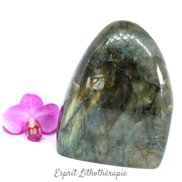 Bloc poli Labradorite