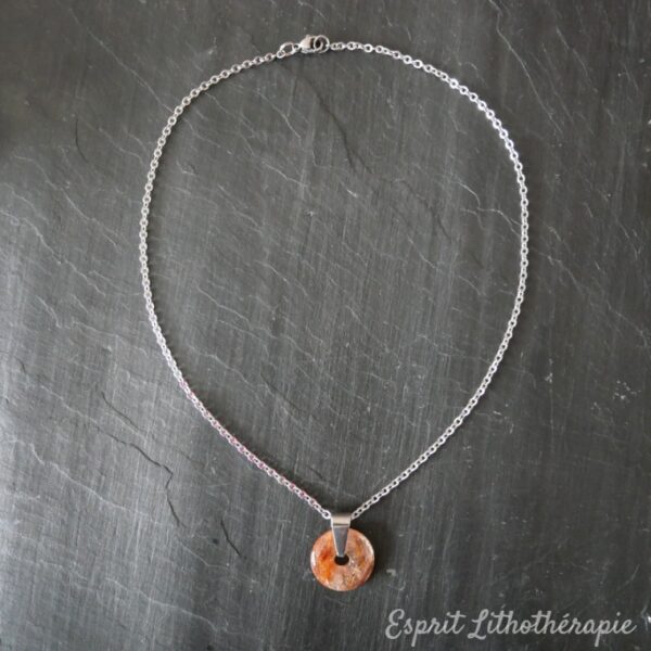 Pendentif Quartz rutile