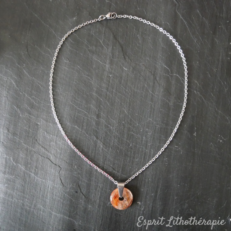 Pendentif Quartz rutile