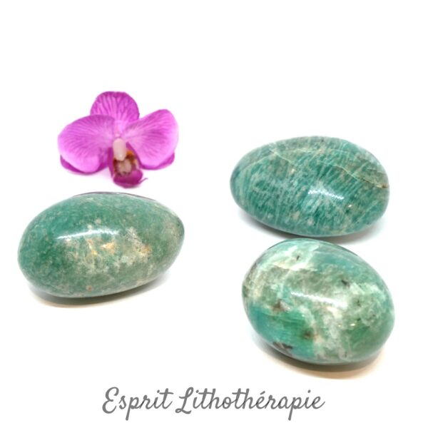 Photo contractuelle Galet Amazonite en pierre naturelle