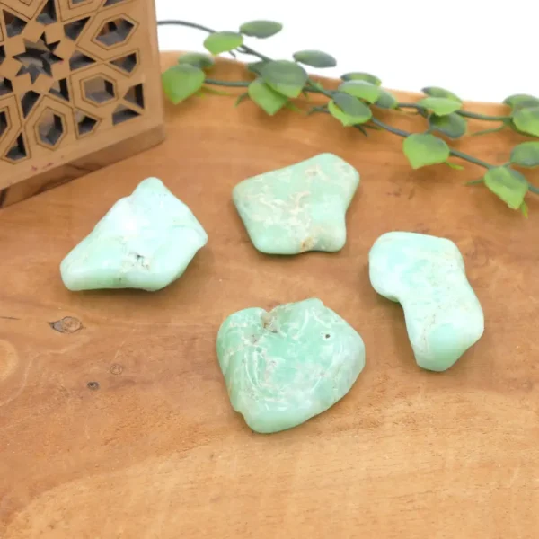 Photo Pierre roulée Chrysoprase en pierre naturelle