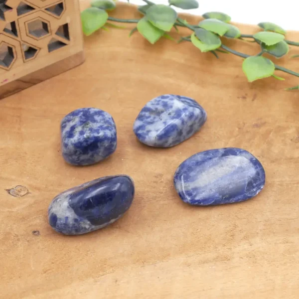 Photo Pierre roulée Sodalite en pierre naturelle