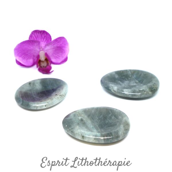 Photo contractuelle Galet anti-stress Labradorite en pierre naturelle