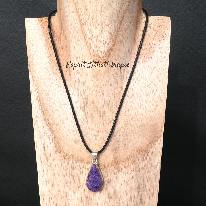 Pendentif Argent - Charoïte – Image 6