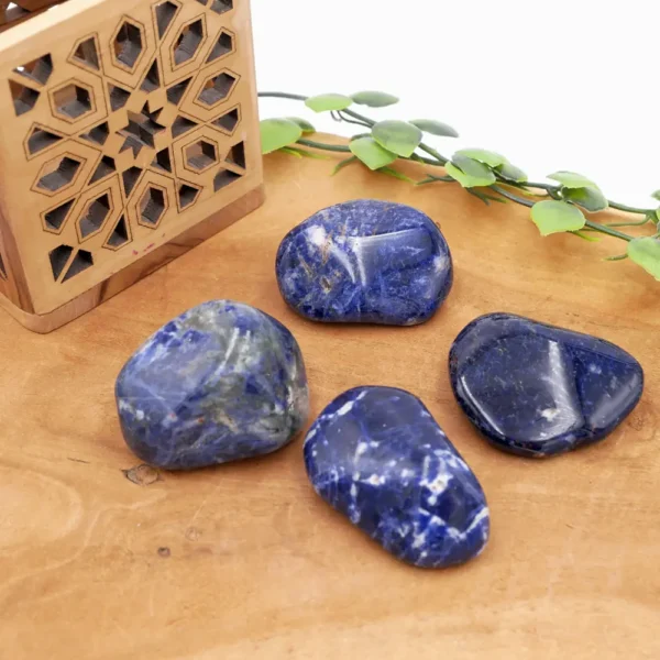 Photo Pierre roulée Sodalite en pierre naturelle