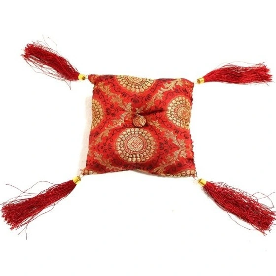 Coussin en soie 13 cm, coussin en soie, photos représentatives : chaque pièce peut présenter de légères variations de couleur, de forme ou de finition