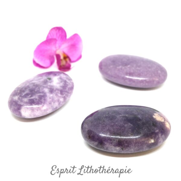 Photo contractuelle Galet Lépidolite en pierre naturelle