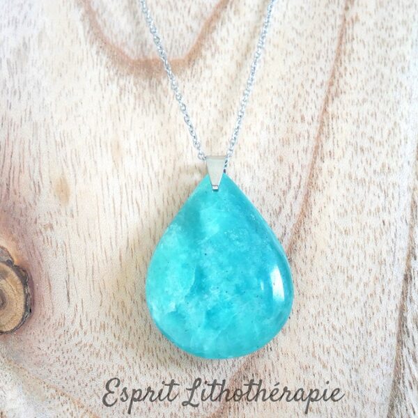 Photo Pendentif Amazonite en pierre naturelle