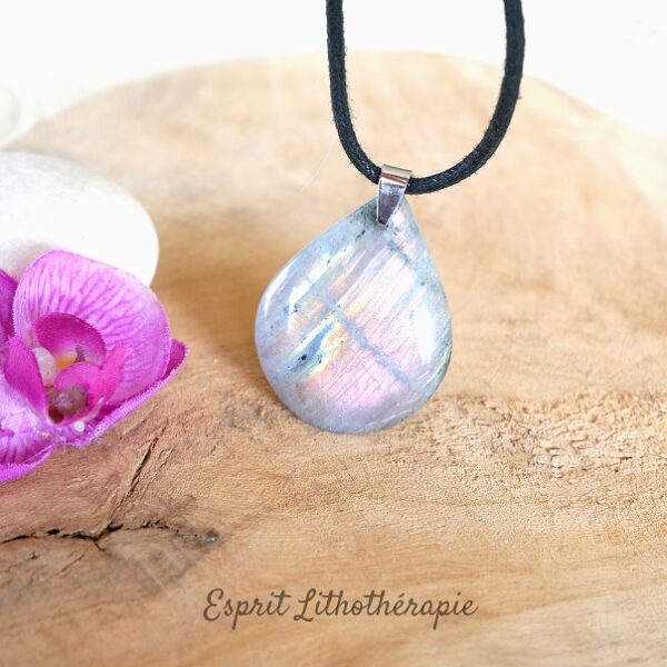 Pendentif Labradorite Violette