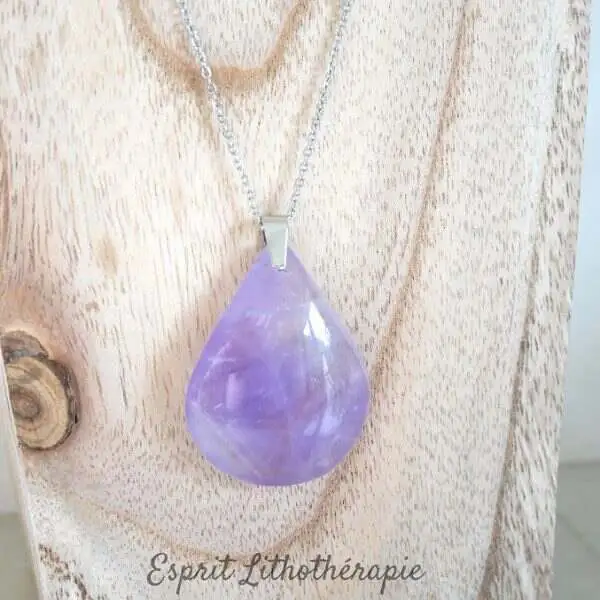 Photo Pendentif Améthyste en pierre naturelle