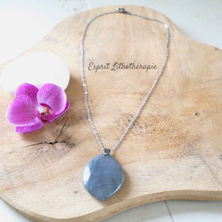 Pendentif Labradorite Violette