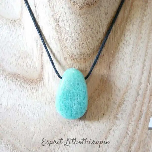 Photo Pendentif Amazonite en pierre naturelle