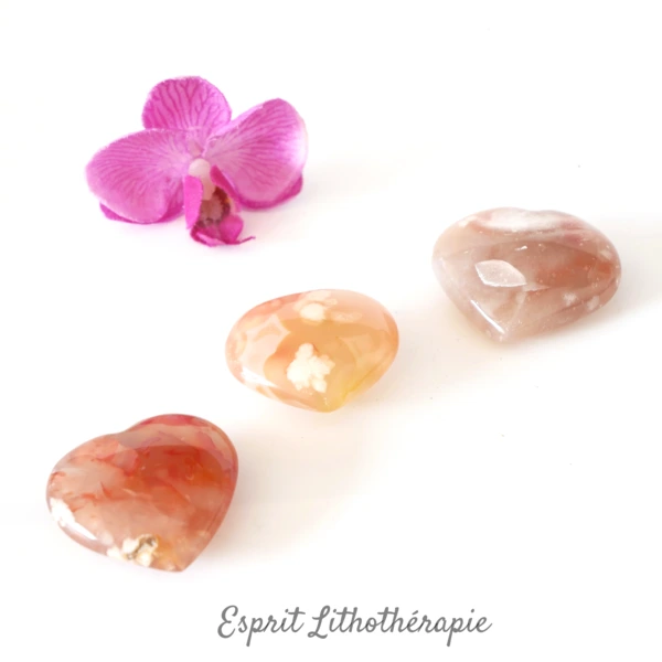 Agate Fleur de Cerisier