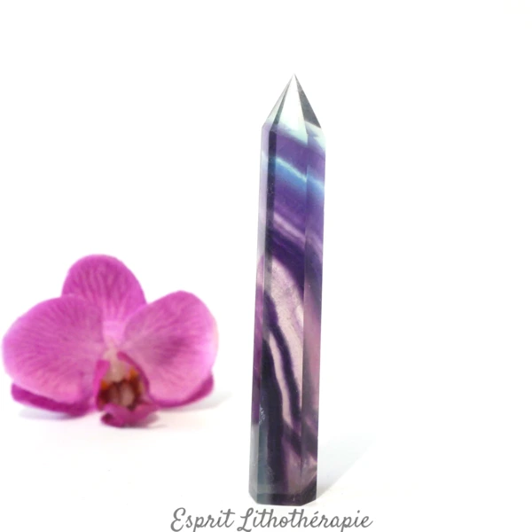 Photo contractuelle Pointe Fluorite Pointe Fluorite en pierre naturelle