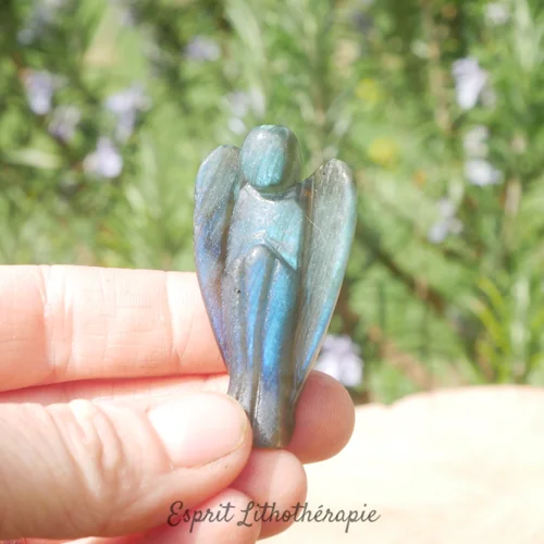 Ange Labradorite en pierre naturelle Labradorite, ange, photo contractuelle : vous recevez la pièce présentée sur les photos