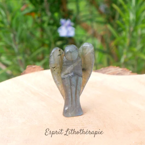 Ange Labradorite en pierre naturelle Labradorite, ange, photo contractuelle : vous recevez la pièce présentée sur les photos