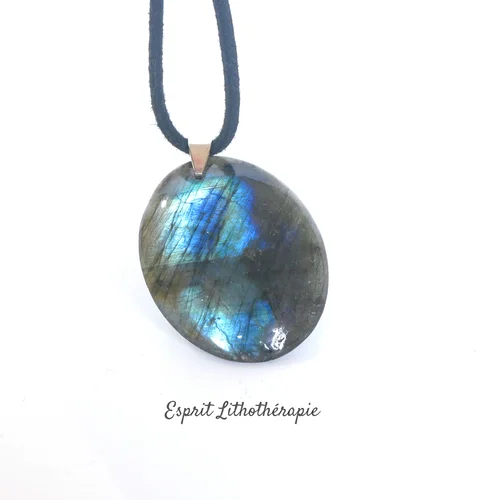 Photo Pendentif Labradorite en pierre naturelle