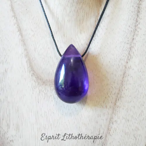 Photo Pendentif Améthyste en pierre naturelle