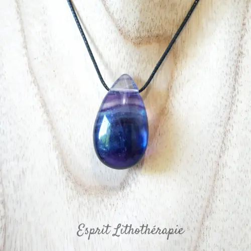Photo Pendentif Fluorite en pierre naturelle