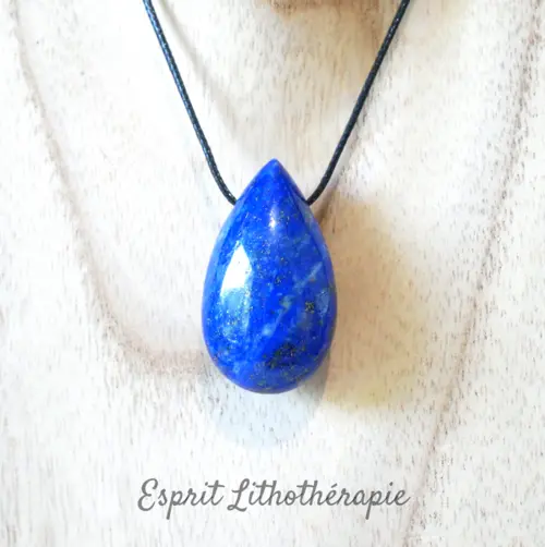 Photo Pendentif Lapis Lazuli en pierre naturelle