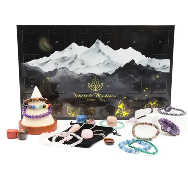 Calendrier de l'Avent Luxe, calendrier de l’Avent, photos représentatives : chaque pièce peut présenter de légères variations de couleur, de forme ou de finition